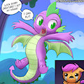 S8E11 - Spike Gets His Wings by lumineko