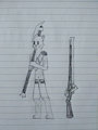 Polearm Feline & Musket by philtheePEASANT
