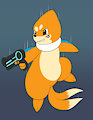 Buizel with... a GUN