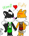 Skinnet x furty by Azuritefurry3747