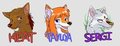 Badge set