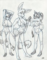 Rhonda Trixy and Sophia Trio by Bhawk