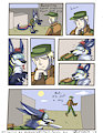 Comic parody for a friend by Zrcalo