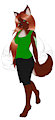 Jade~ Wolfess Form by DanceingViera88