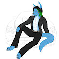 Okakuma~ Wolf form by DanceingViera88