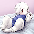 School Swimsuit Puppy by TsuchinokoDASH