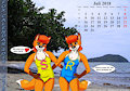 Fox Calendar 2018 - July