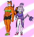 marine (buff) and blaze size