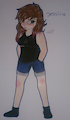 I draw myself QwQ by TheDevilwithIn666