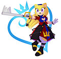 Cindy Edna Dawne; wielder of a keyblade by MileyMouse
