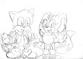 Tails and Cream decide to dress up as each other using bodysuits.&nbsp;&nbsp;Cream: You look cute Mister Miles
