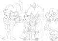 Peach Sonic sketches