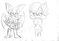 Fem Sonic/Sapphire bad girl and new look? by ClassicSatAmSonic