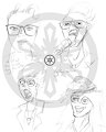 Holtzmann sketch dump by Purfectpink