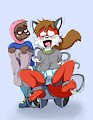 Tickle Chair (Commission) by EmperorCharm