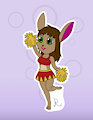 Chibi Cheerleader by FieryWanderer