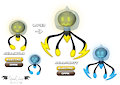 Jellibulb and Jellowatt (Dark/Electric Fakemon)