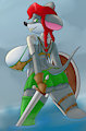 Squeaky Warrior~ by creatiffy