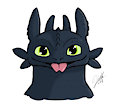 Toothless blep