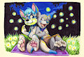 Eating fireflies by pandapaco