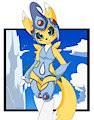 Ropa as a Ranamon by gatoumon