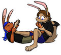 Mutual Paw Rubs by Immelmann