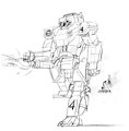 DG Lunch Sketchbook 3: Panther 'Mech