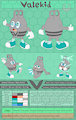 Valekid Character Sheet (SFW) by valedraws