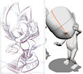 Practice Sonic CD Sketch by BlueBee