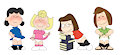 Peanuts girls 2.0 (now with NUDE versions)