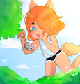 Hey! a mouse! by Purrincess