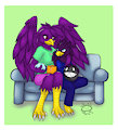 -com- Pheemy and Dante by FallenFolf