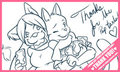 "Thankies Nyan-Cat!" Gift from Cat Fiddle
