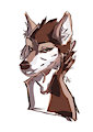 Portrait of a Wolf - By PandashK