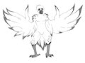 Bird hug! by interstellarfate
