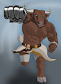 Metal Minotaur by Korozar