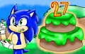 Happy birthday: Sonic the hedgehog