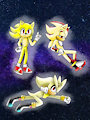 Super Sonic,Shadow,Silver