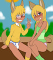 cosplaying twins