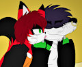 Art Trade: Just a cute little lick...