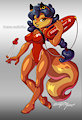VARIANT - Lifeguard Carmelita Fox - Cell Shading by SciFiCat