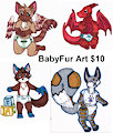 Price Guide: Babyfur Art