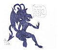 My first gargoyle by Insanebluryyiff