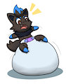 Overly Poofy Zorua by RandyTheRiolu