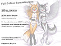 Commission Price Sheet