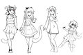 in stream sketch freebies by SynnfulTiger