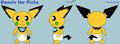 Donnie Pichu (PokemonAll4One) Model Sheet NEW
