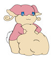 [COLOR, by Purpulear] Squishy Audino Belly