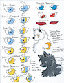 Loona's eyes ref sheet