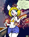 [Endtown] Happy Hotdog Holly! (Color by MMM) by marmelmm